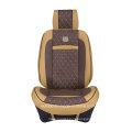 Car Seat Cover 3D Shape with Four Season Leatherette-Red Brown